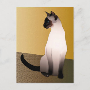 Seal Point Siamese Cat Briefkaart