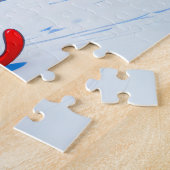 Seal Sledding Down a Snowy Mountain Hill Legpuzzel (Zijkant)