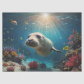 Seal Underwater Decoupage Tissuepapier (Voorkant)