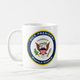 Seal VP Kamala Harris Portrait Coffee Mok