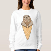 Seal with Ice cream cone Trui (Voorkant)
