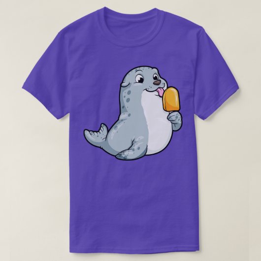 Seal with Popsicles T-shirt (Design voorkant)
