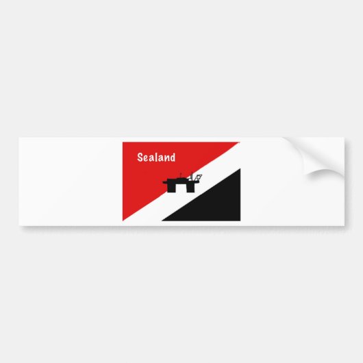 Sealand Bumpersticker (Voorkant)