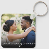 Sealed with a Kiss Blue 25th Birthday Anniversary Sleutelhanger (Achterkant)