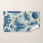  Sealife Animals Pattern Bad Handdoek (Handdoek)