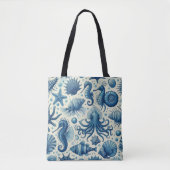 Sealife Animals Pattern Draagtas (Voorkant)