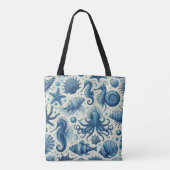 Sealife Animals Pattern Draagtas (Achterkant)