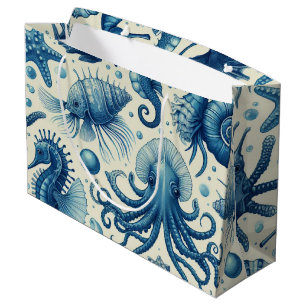 Sealife Animals Pattern Groot Cadeauzakje