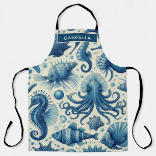 Sealife Animals Pattern Schort