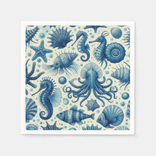 Sealife Animals Pattern Servet