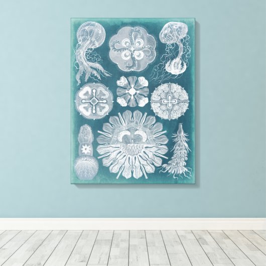 Sealife Blueprint IV Canvas Afdruk (Insitu (Houten vloer))