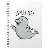 Seally Me Funny Seal Pun Notitieboek (Voorkant)