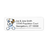 Sealyham Terrier Badger/White Clean en Simple Etiket (Voorkant)