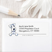 Sealyham Terrier Clean en Simple Etiket (Insitu)