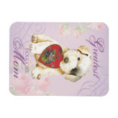 Sealyham Terrier Heart mama Magnet Magneet (Horizontaal)