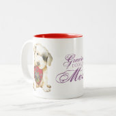 Sealyham Terrier Heart Maman Mug à café à deux ton (Devant gauche)