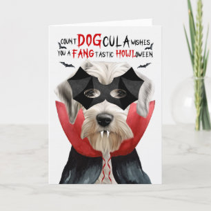 Sealyham Terrier-hond Grappige Count DOGcula Hallo Feestdagen Kaart