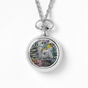Sealyham Terrier Lovers Art Horloge