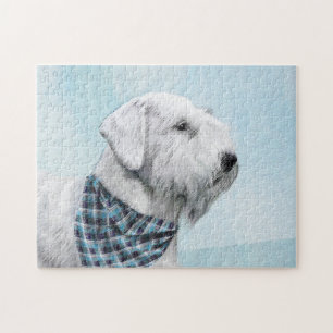 Sealyham Terrier Painting - Cute Original Dog Art Legpuzzel