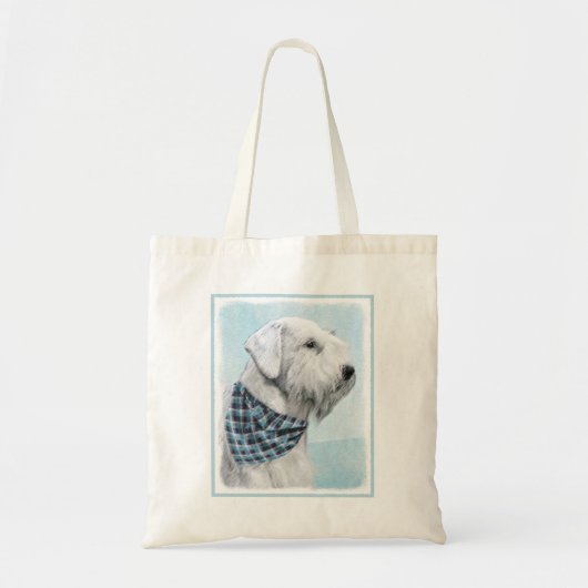 Sealyham Terrier Painting - Cute Original Dog Art Tote Bag (Voorkant)