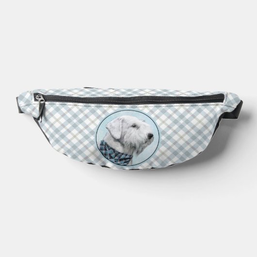 Sealyham Terrier Peinture Cute Original Chien Art (Poser)