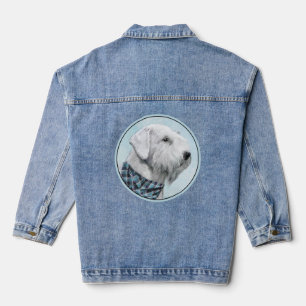 Sealyham Terrier Schilderij - Mooie Originele Hond Denim Jacket