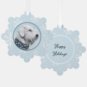 Sealyham Terrier Schilderij - Mooie Originele Hond Ornament Kaart