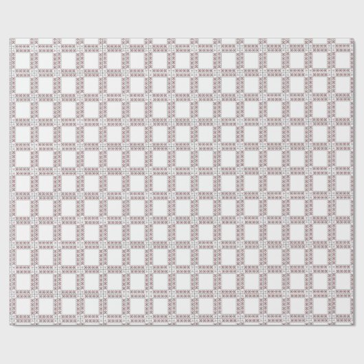 SEAM-AANPASSINGEN: Valentijn rood-hartlijnpapier Cadeaupapier (Vlak)