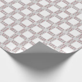 SEAM-AANPASSINGEN: Valentijn rood-hartlijnpapier Cadeaupapier (Hoek)