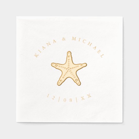 Seam Beach Wedding Starfish ID837 (Recto)