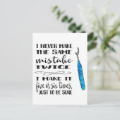 Seam Ripper : même erreur deux cartes postales (Debout devant)