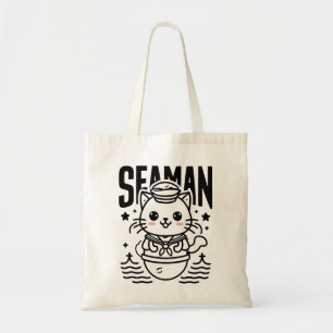 Seaman Cat Lover Tote Bag
