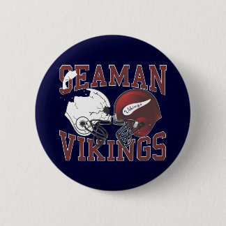 Seaman Vikings Crashing Helmets Ronde Button 5,7 Cm