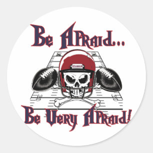 Seaman Vikings Wees bang... Ronde Sticker