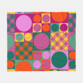 Seamless abstract geometric background pattern, r fleece deken (Voorkant (Horizontaal))