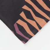 Seamless abstract geometric pattern. Strips. Mosai Fleece Deken (Hoek)
