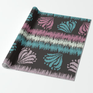 Seamless abstract ikat pattern with the image of f cadeaupapier