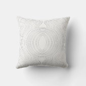 Seamless abstract symmetrical linear pattern kussen (Achterkant)