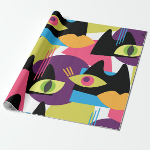 Seamless abstract Vintage pattern with abstract sh Cadeaupapier