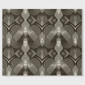 Seamless antique art deco pattern ornament. Geomet Cadeaupapier (Vlak)