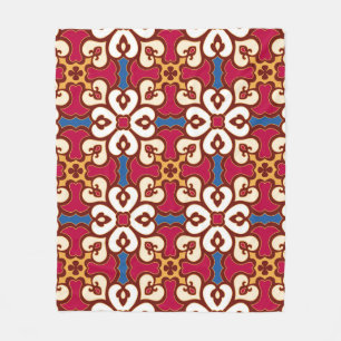 Seamless arabic pattern - based on ottoman traditi fleece deken