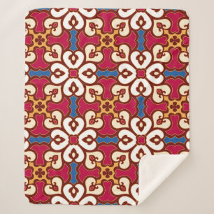 Seamless arabic pattern - based on ottoman traditi sherpa deken