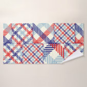 Seamless background pattern. Patchwork pattern of  (Serviette de bain)