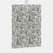 Seamless blue, yellow, and white floral pattern  glas ornament (Voorkant Rechts)