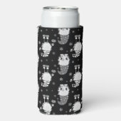 seamless Christmas Scinavian black pattern (Seltzer Achterkant)