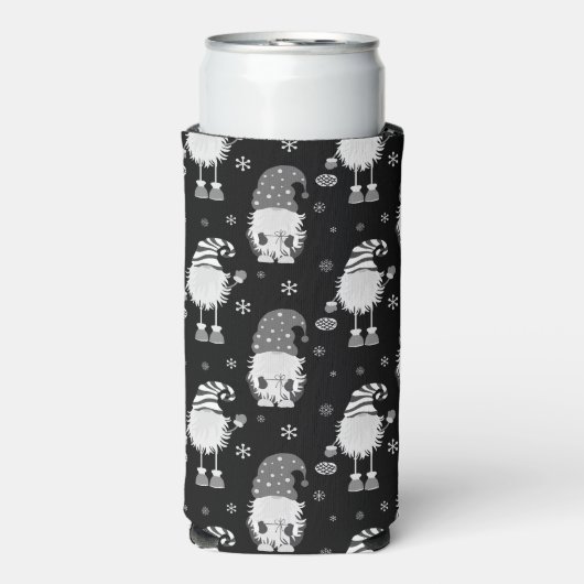 seamless Christmas Scinavian black pattern (Seltzer Voorkant)