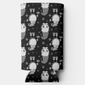 seamless Christmas Scinavian black pattern (Achterkant)