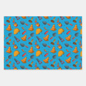 Seamless Construction Thema Patroon Inpakpapier Vel (Voorkant 2)