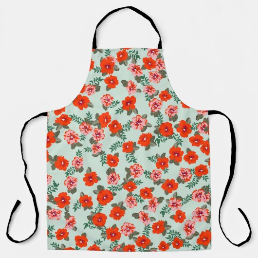 Seamless ditsy pattern in small cute wild flowers. schort (Voorkant)