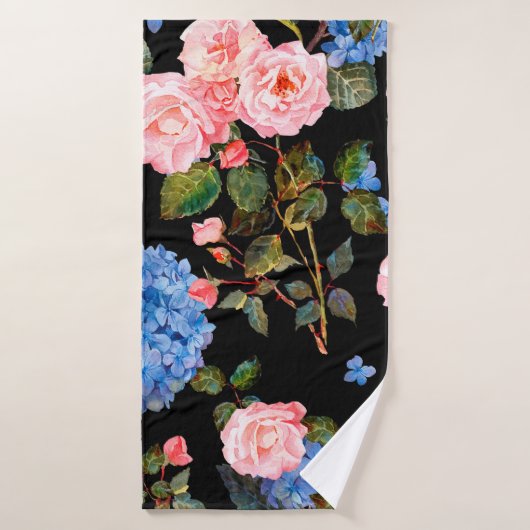 Seamless floral pattern in victorian style. Bouque (Serviette de bain)